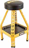 Amazon｜DEWALT ガレージやショップ用 頑丈な金属製スツール 360